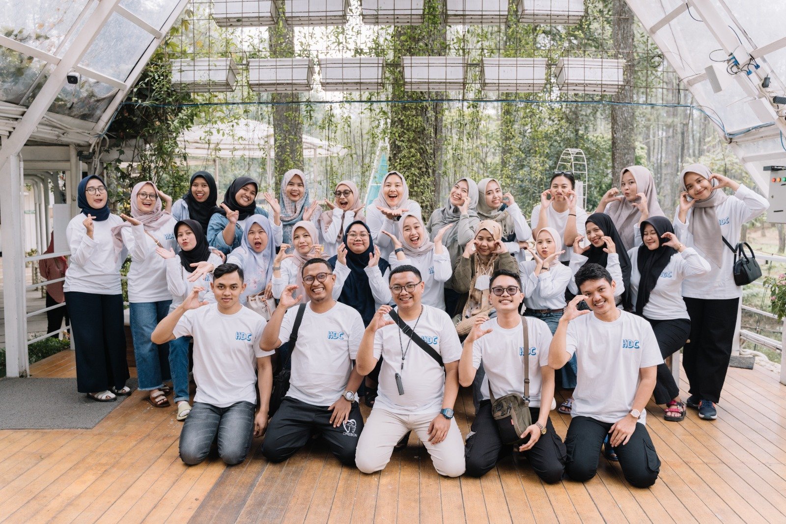 Foto bersama tim HDC